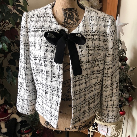 Nine West Black/Ivory blazer/jacket - Picture 2 of 4